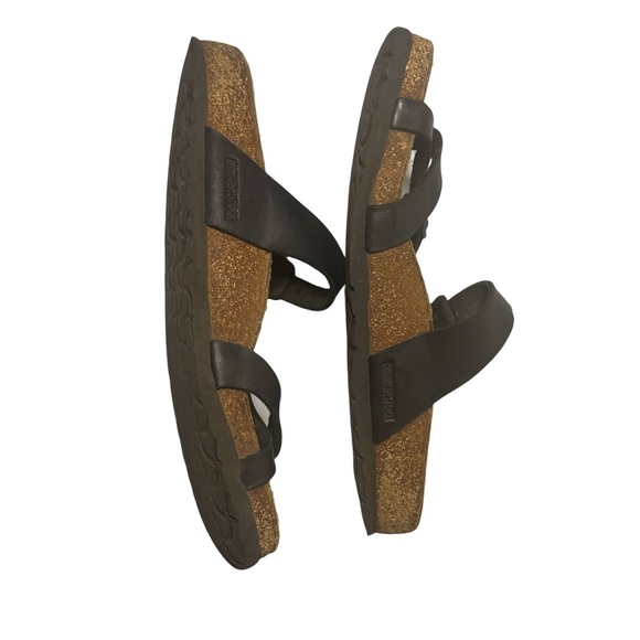 Birkenstock Women 9/40 Mayari Birko-Flor Slip On Toe Loop Sandals Black - Picture 9 of 15